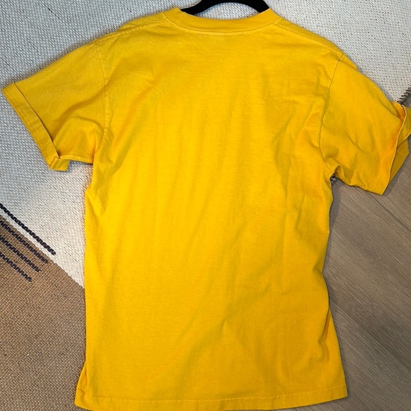 Sporty & Rich Yellow Crew Neck Short Sleeve T-Shirt - Picture 3 of 5